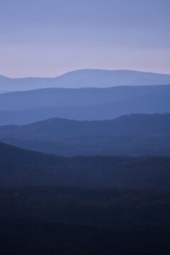 Foggy mountain morning 