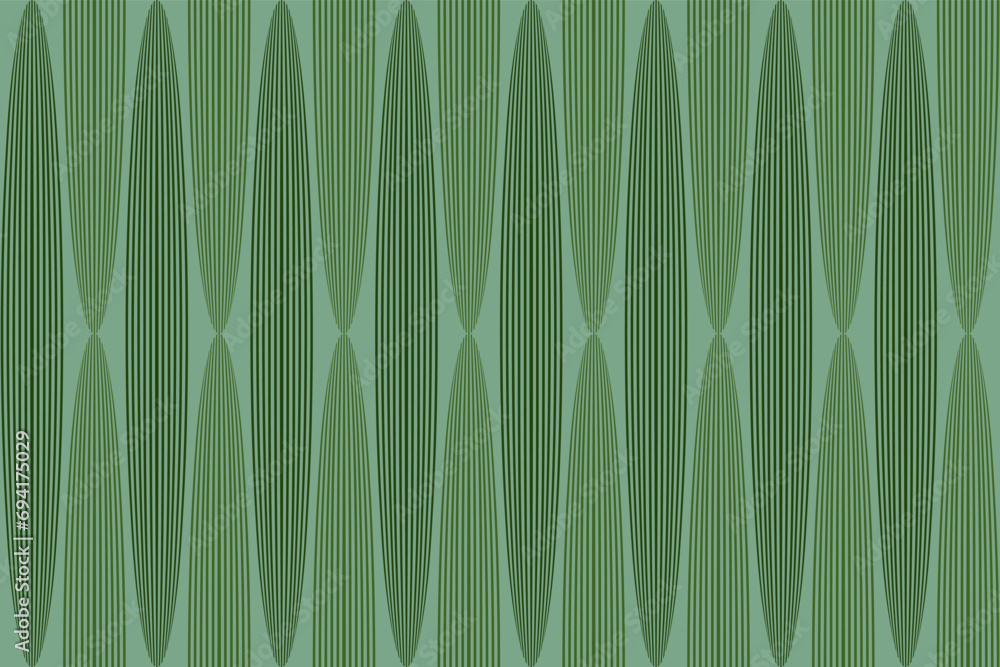 Poster geometric of pattern vector. design vertical stripe of cucumber green on pastel green background. de