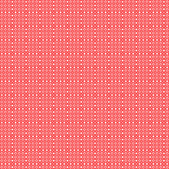 Red seamless pattern. red cross polka dots