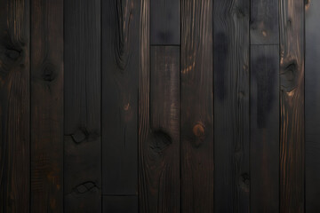 Obraz premium Extreme Vertical Dark Wood Texture Background Generative AI