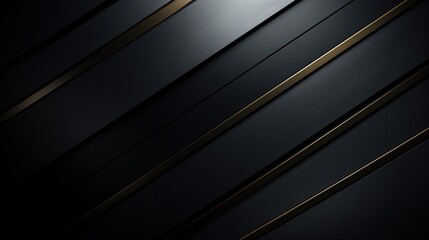 sleek black stripes with elegant gold accents, creating a luxurious and modern design, dark texture and the metallic sheen adds a sophisticated and chic element to the abstract pattern - obrazy, fototapety, plakaty