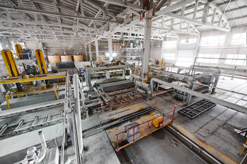 Factory for production of gas silica blocks and equipment