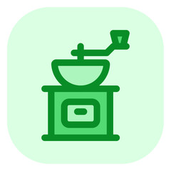 Editable coffee grinder vector icon. Cafe, coffee shop, restaurant, drink, beverages. Part of a big icon set family. Perfect for web and app interfaces, presentations, infographics, etc