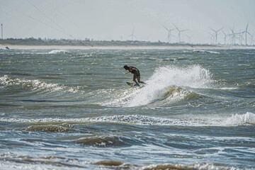 surfing the wave
