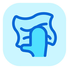 Editable wipe clean hand vector icon. Part of a big icon set family. Perfect for web and app interfaces, presentations, infographics, etc