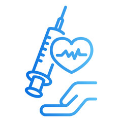 healthcare gradient icon