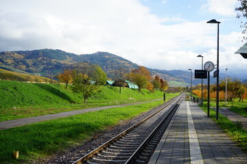 railroad in the mountains