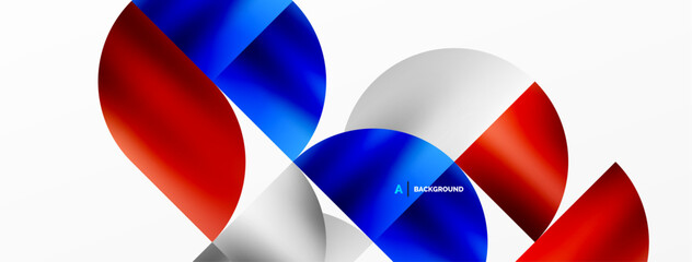 Minimalist geometric background featuring metallic round triangles, delivering sleek and modern visual aesthetic with emphasis on clean, metallic forms for wallpaper, banner, background, landing page