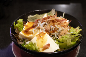 Japanese tofu salad, Japanese food