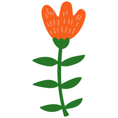 hand holding leaves flower
