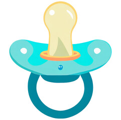 baby pacifier vector illustration