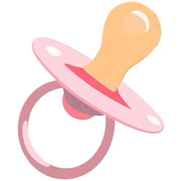 baby pacifier vector