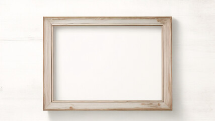 Moderner brauner Naturholzrahmen isoliert auf transparentem Hintergrund. Dünnes Porträt-vertikales Rechteck-Holzrahmenmodell für Poster, Foto, Bild, Bild, Wandkunstmodell