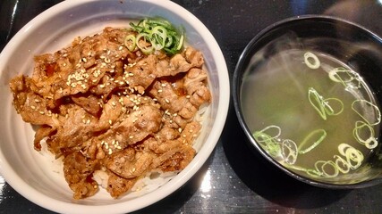 Beef bowl, Japanese food