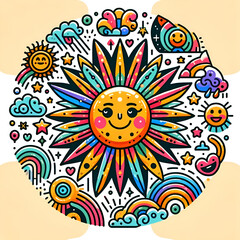 "Sunshine Symphony: A Beacon of Positivity"