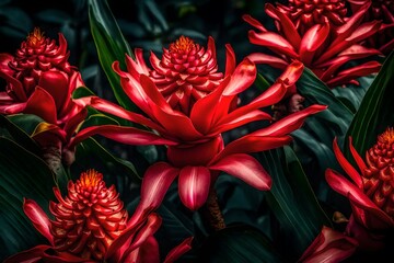 *The fire torch Ginger has an awesome blooming flower