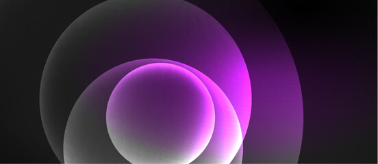 Neon glass shapes for your text or product presentation geometric background. Vector illustration For Wallpaper, Banner, Background, Card, Book Illustration, landing page