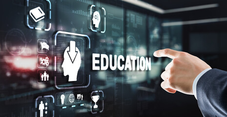 E learning Education Internet Webinar Online courses concept
