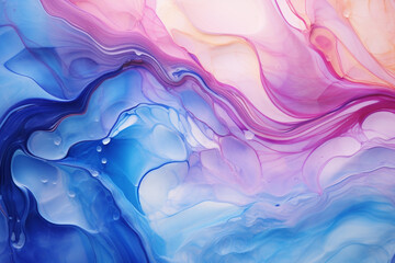 Fototapeta na wymiar abstract pattern arycyclic painting watercolour texture smoky background