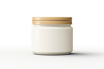 cream container mockup 