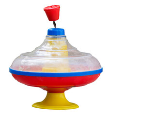 Yula toy on the playground near the house.