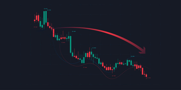 Stock market charts and forex trading graph in up trend concept for financial investment or Economic trends business idea. Abstract finance background