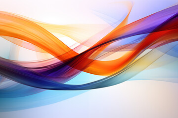 Fototapeta premium abstract colorful wave background