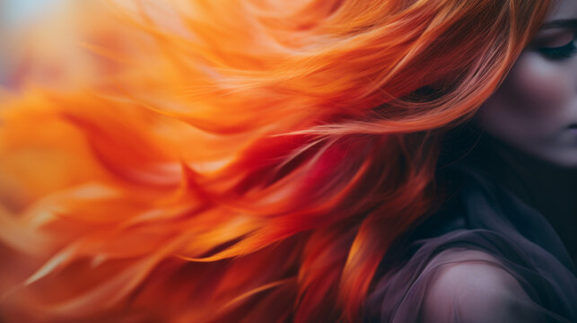 Sensual Fine Art Beauty Portrait Of A Red Haired Young Woman