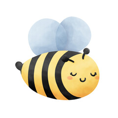 Cute honey bee cartoon drawings, cute honey bee clipart for other art designs, Mother's Day related images.