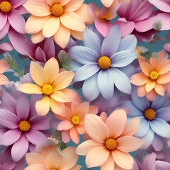 Abstract romantic flower texture