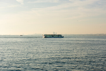 Istanbul City in Turkey. Beautiful Istanbul bosphorus landscape. .
