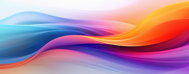 Multicolored Energy Flow Background - obrazy, fototapety, plakaty