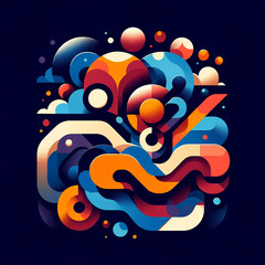 Obraz premium Abstract Geometric Design