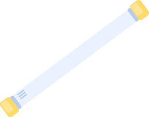 Hazardous waste pollution. Laboratory test tube icon. Toxic Materials. Hazardous waste separation problem. Element for infographics design. Simple flat vector isolated on white background