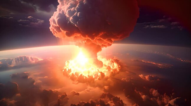 Explosion from nuclear war