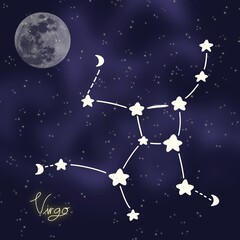 Virgo astrology aesthetic wallpaper