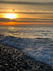 Obraz premium sunset on the sea
