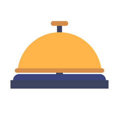 Modern service bell icon. Desk bell icon. Vector.