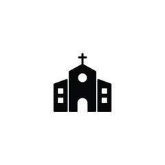 church icon, church sign vector for web site Computer and mobile app