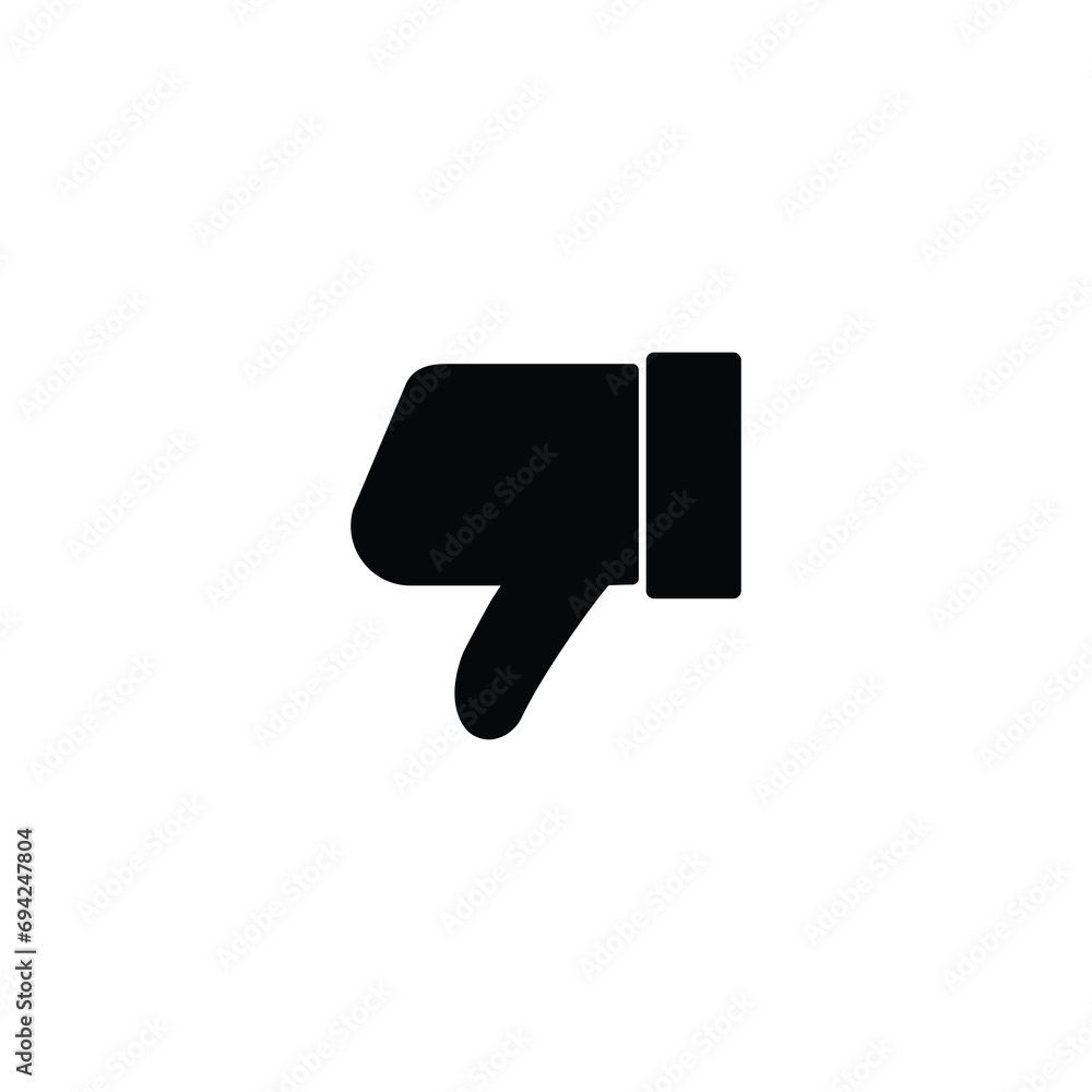 Aufkleber dislike icon, unlike sign vector for web site computer and mobile app
