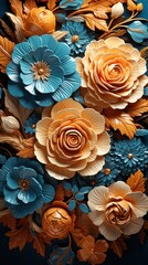 elegant damask pattern wallpaper uhd wallpaper