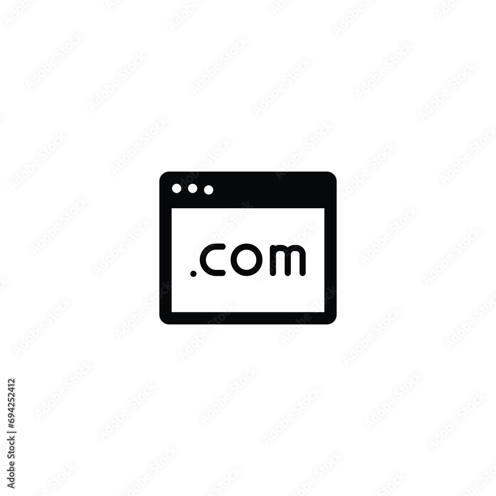 Poster browser icons, browser sign vector for web site computer and mobile app