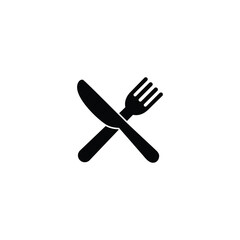 Fork and knife icon vector  for web site Computer and mobile app