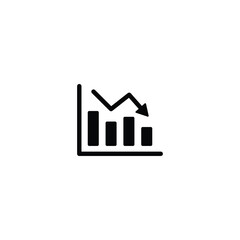 growing graph icon, data sign vector for web site Computer and mobile app