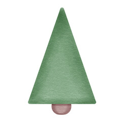 green christmas tree
