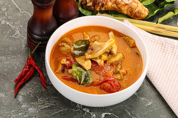 Thai traditional Tom Yum with chicken