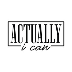 Actually I can