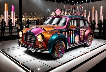 a car designed to look like makeup