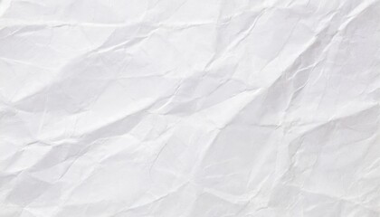 A white crumpled paper texture wallpaper.