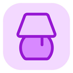 Editable table lamp, night lamp vector icon. Part of a big icon set family. Perfect for web and app interfaces, presentations, infographics, etc